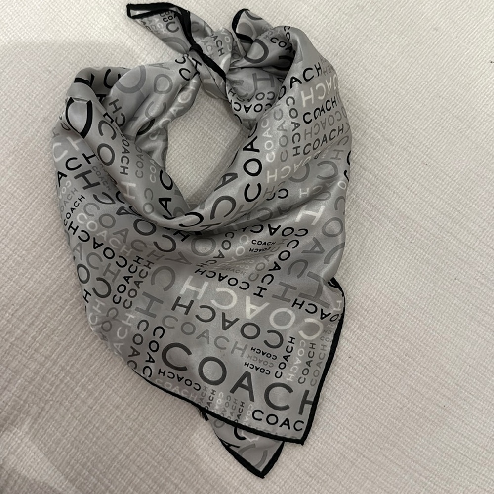 Coach Silk Square scarf.